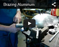 brazing aluminum video
